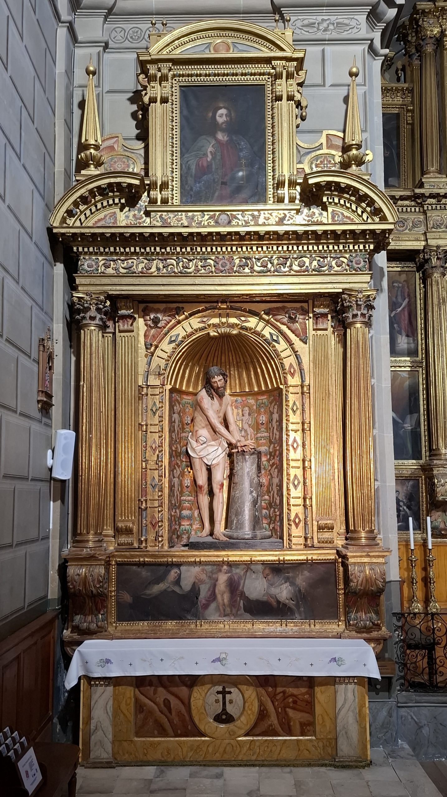 RETABLO CRISTO DE LA COLUMNA G.F