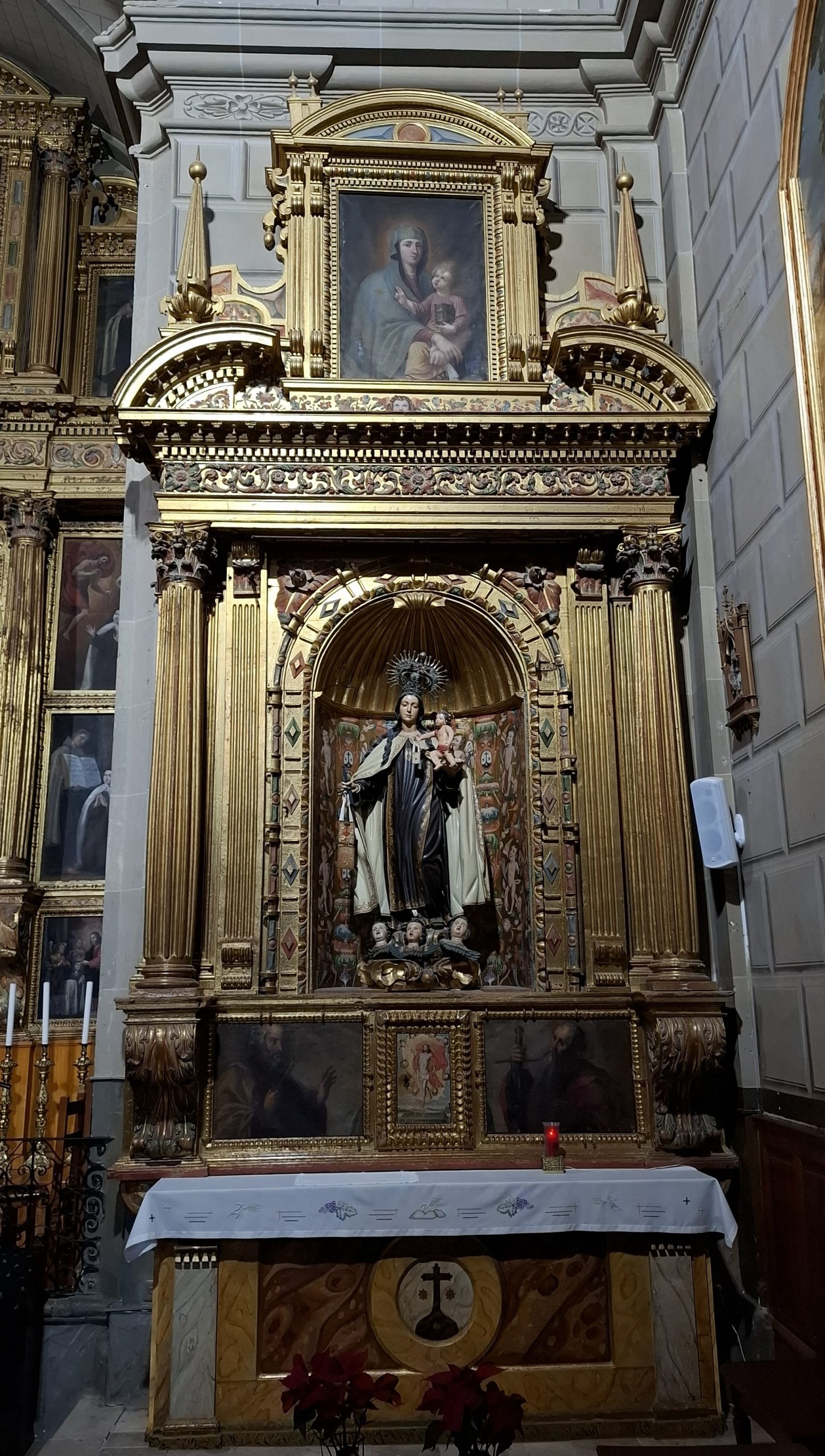 RETABLO VIRGEN DEL CARMEN